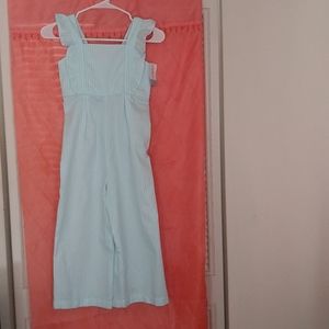 Little Girls - Size 8 Carter's striped jumpsuit